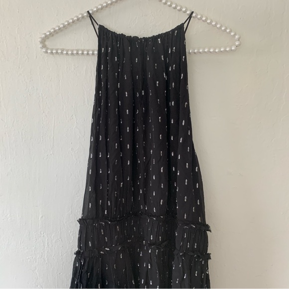 Joie Althia Metallic Embroidered Silk Dress - Picture 14 of 16